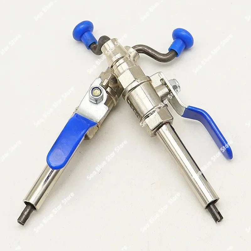 Direct charging, inflation, disassembly of valve core, portable tire repair, fast inflation rod repair
