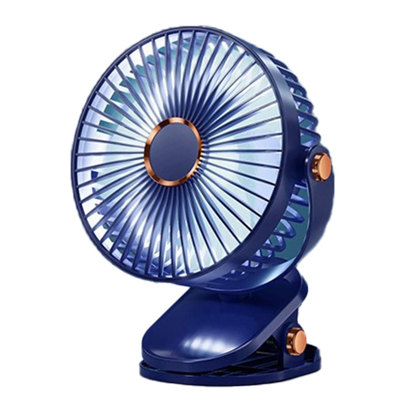 Portable LED Camping Fan With Night Light USB Rechargeable Desk Fan Silent Adjustable For Bedroom Office Outdoor