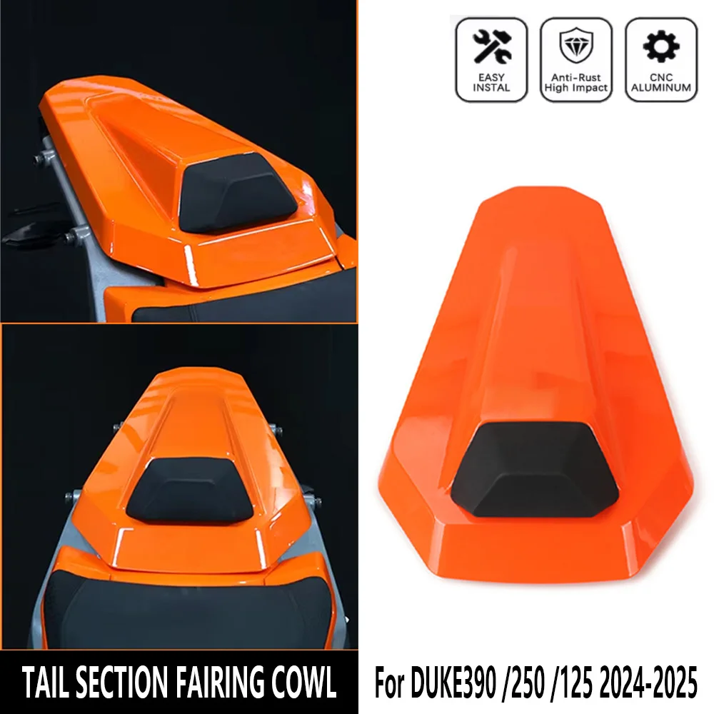 

For DUKE390 DUKE250 DUKE125 2024-2025 Motorcycle Rear Passneger Seat Cover for Duke 390/250/125 2025 Tail Section Fairing Cowl