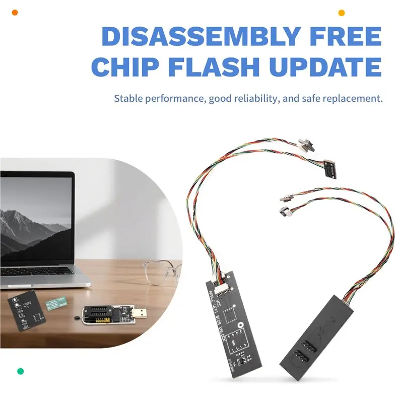 [NEW A09R!】 Disassembly-Free Chip Flash Update BIOS Read And Write UEFI BIOS UNLOCK A1534/1466/1706/1707/1708/EFI Unlock ID Firm