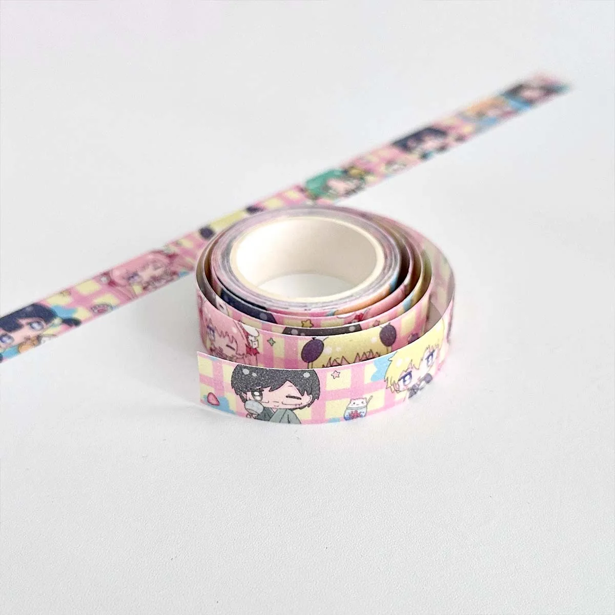 WAKAWAKA Washi Tape Fantasy Girl Cute Character Decorative Masking Tape For Arts Diy Crafts Album Journal Planner