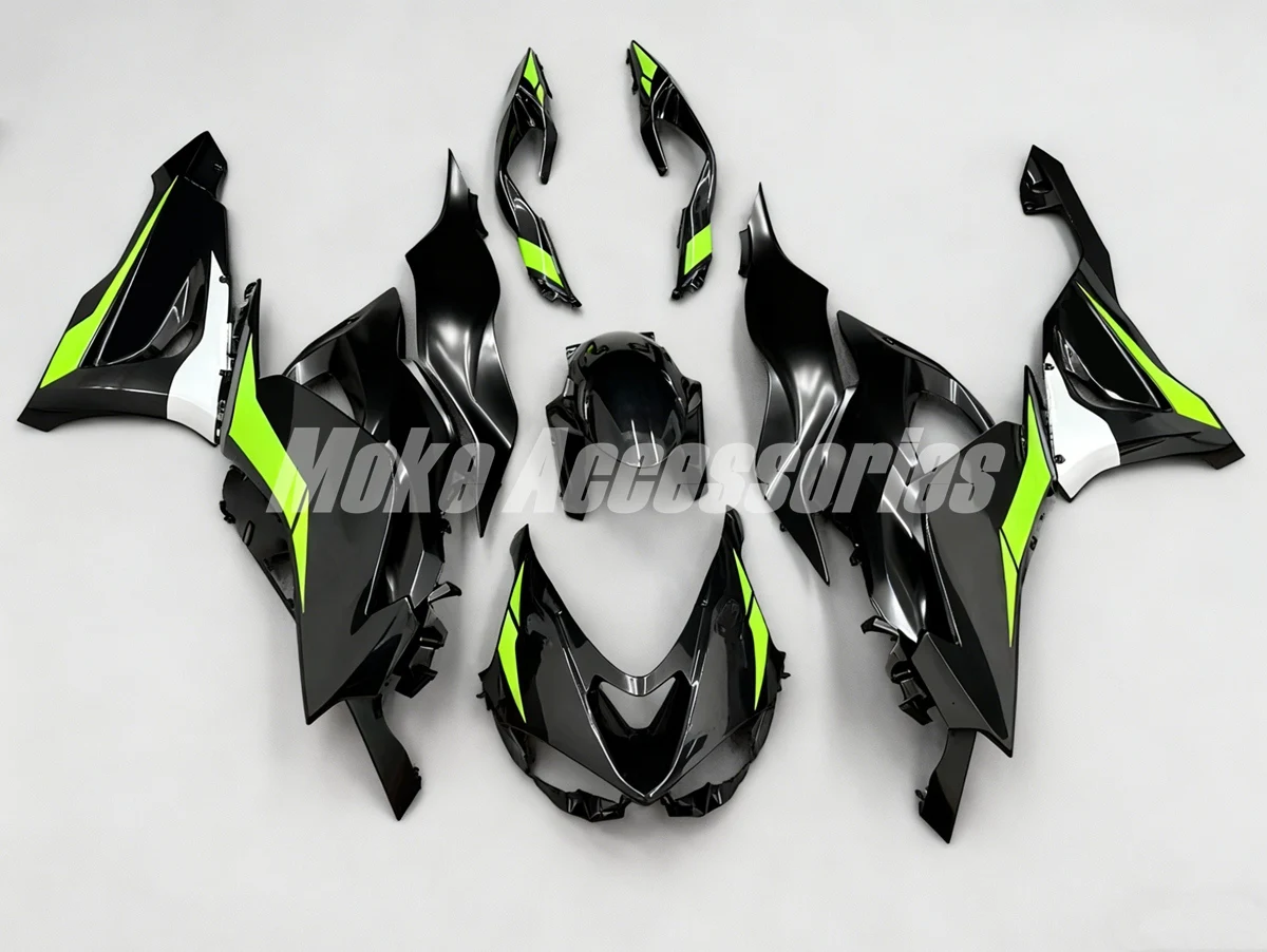 

Комплект обтекателей для Zx-6r 2023-2024 636 23-24 Ninja, набор обвесов из ABS-пластика, зеленый, черный, серебристый