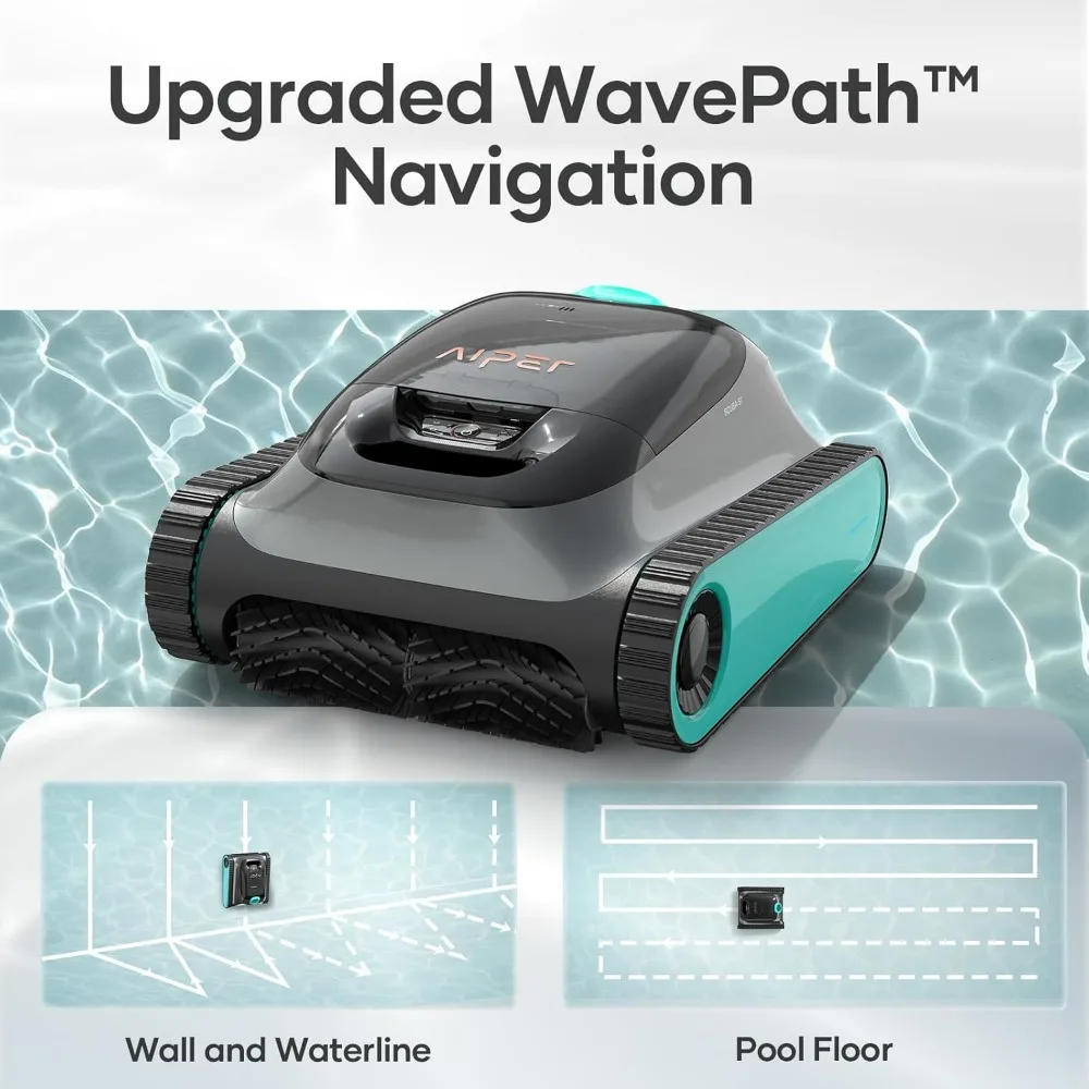 Scuba S1 Pool Vacuum per piscine interrate Cordless robot Pool Cleaner Wall Climbing Smart Navigation 150 min durata della batteria