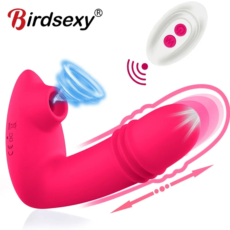 Wireless Thrusting Dildo Vibrator Female Remote Control Women G Spot Clitoris Stimulator Sex Toys Erotic Goods For Adults 18