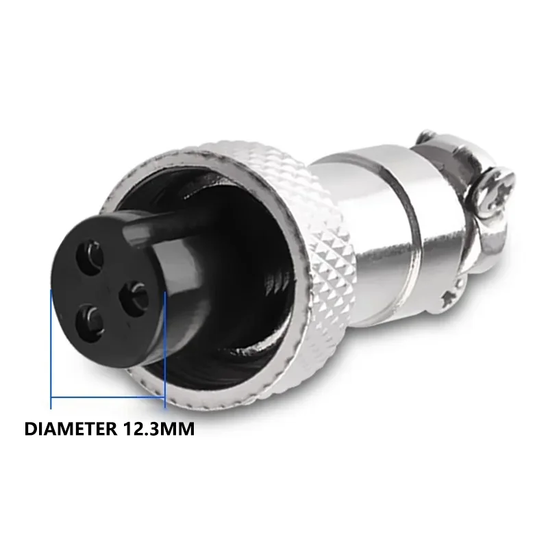 5PCS Male-Female Connector GX16 Aviation Socket Coupler 2/3/4/5/6/7/8/9 Core Pin Electric Cable Butt Mobile Type