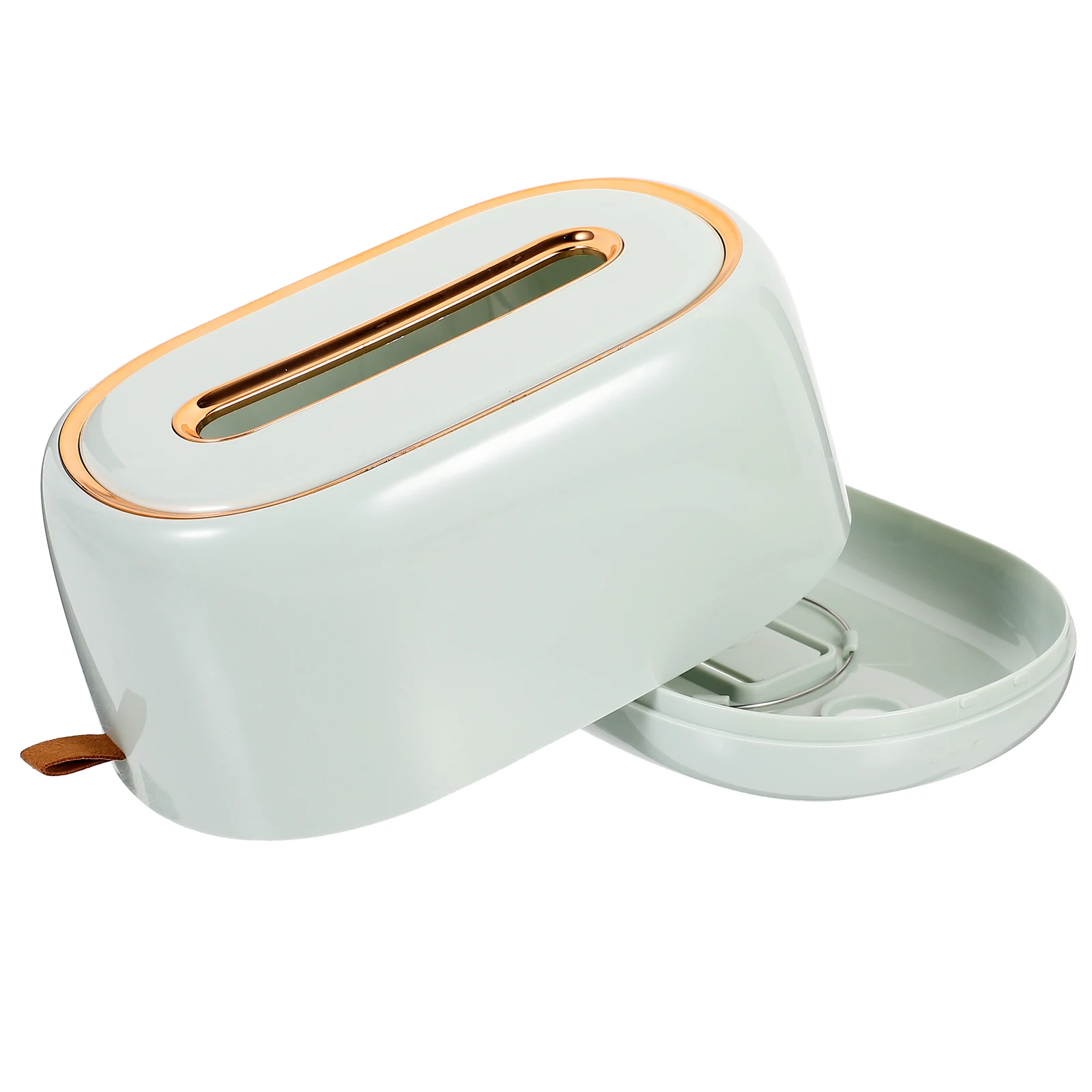 

Wall Mounted Tissue Box Holder Paper Towel Storage Napkin Case Office White Spring PET ABS Dust Resistant