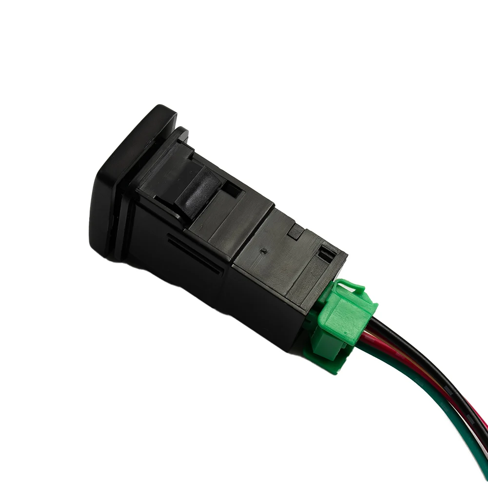 Built-In Power Light Switch ON-OFF Wear resistance Plastic Power Light Replacement Accessories Auto Cable Car DC 12V