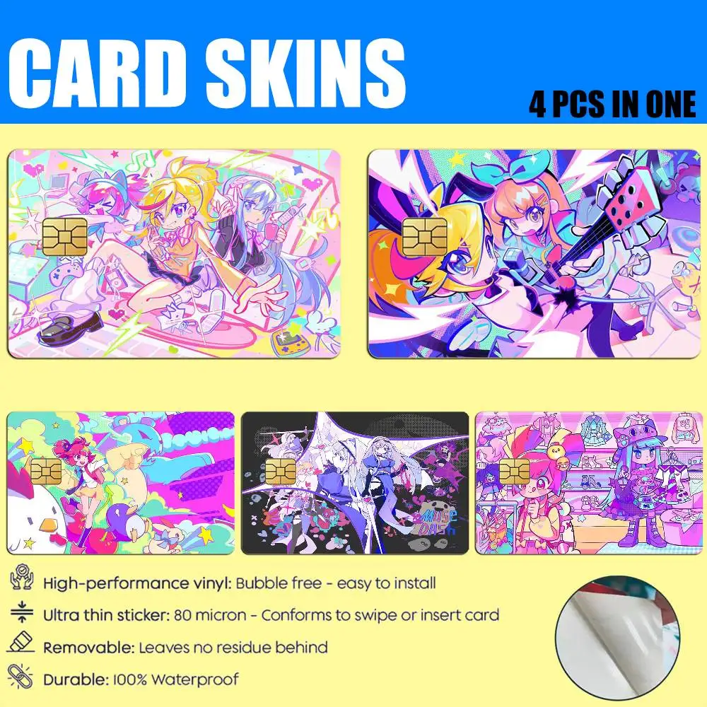 

Dopamine Style M-Muse Dash-S Card Stickers for Bank Access Protective Waterproof Film Cover Sticker Gift
