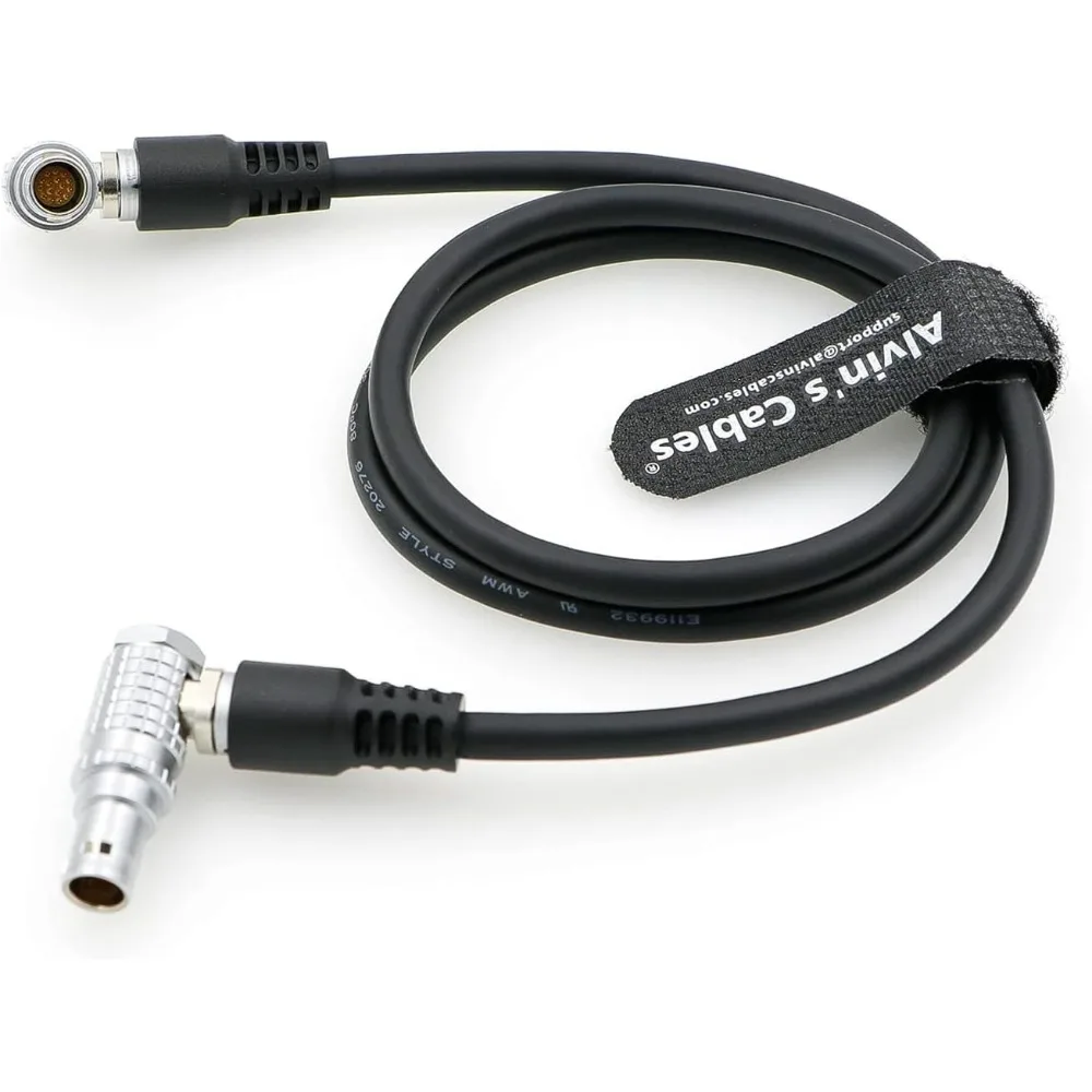 Alvin’s Cables 16 Pin Male LCD EVF Cable for Red DSMC2 Red Epic Scarlet Camera Right Angle 16 Pin Male to Right Angle 80cm
