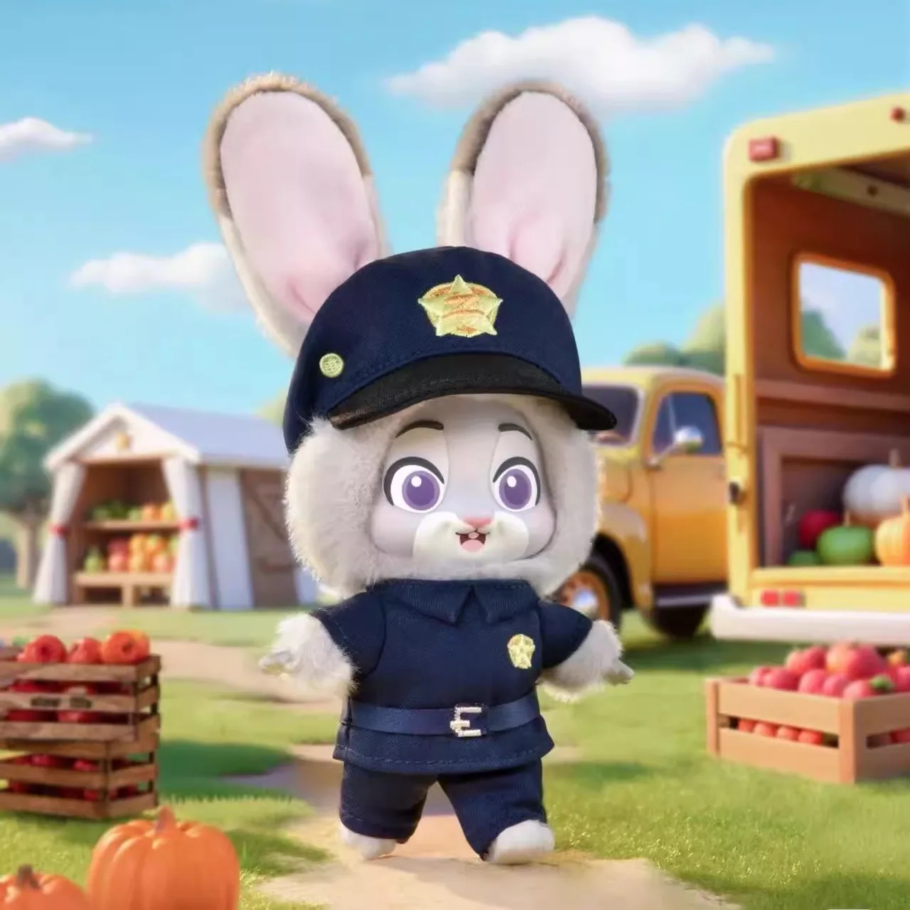 Disney Zootopia Classic Series 1.0 Blind Box Vinyl & Plush Keychain Set Oficjalny zestaw figurek kolekcjonerskich z winylu i pluszu, oficjalny zestaw figurek animowanych