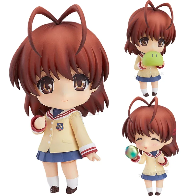 #869 CLANNAD Nagisa Furukawa Anime Girl Figure Tomoyo Sakagami Action Figure Clannad Dango Figurine Collectible Model Doll Toys