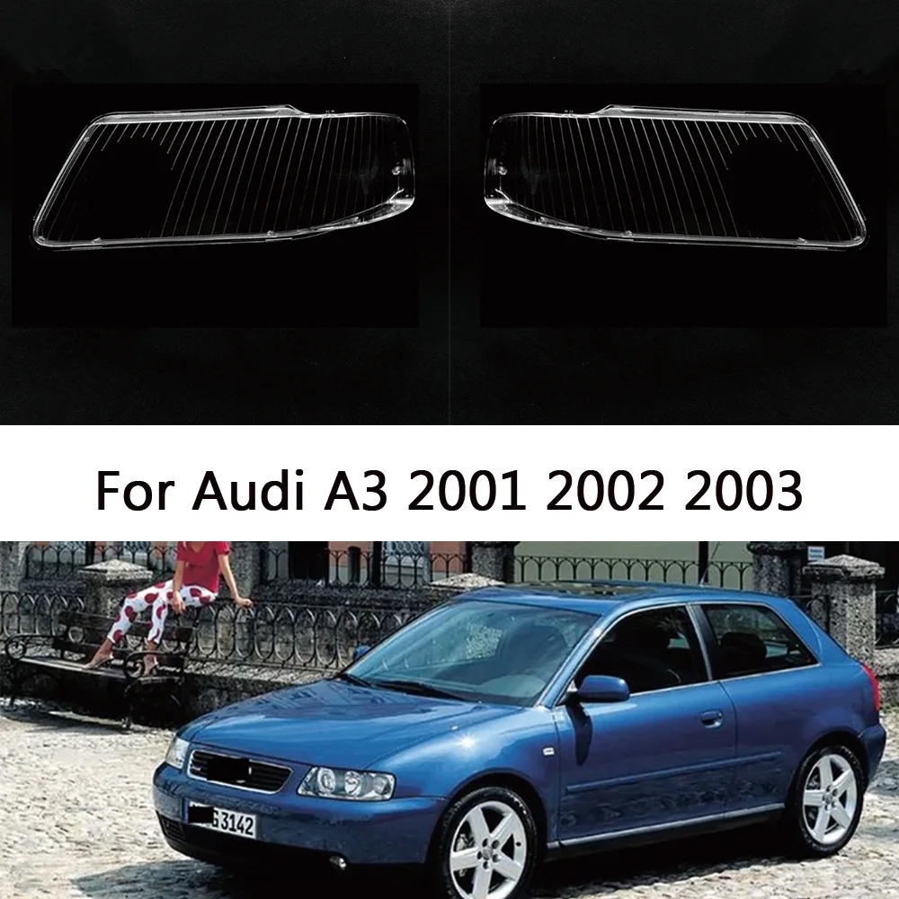 

HTTCY Car Headlight Lens Cover Head Light Lamp Shade Shell Lens Lampshade For A3 2001 2002 2003 Replacement