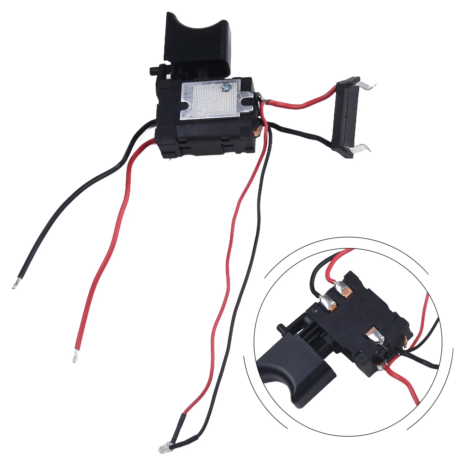 Upgrade Your Electric Drill with this Dustproof Speed Control Push Button Switch 16A Includes Lighting Function