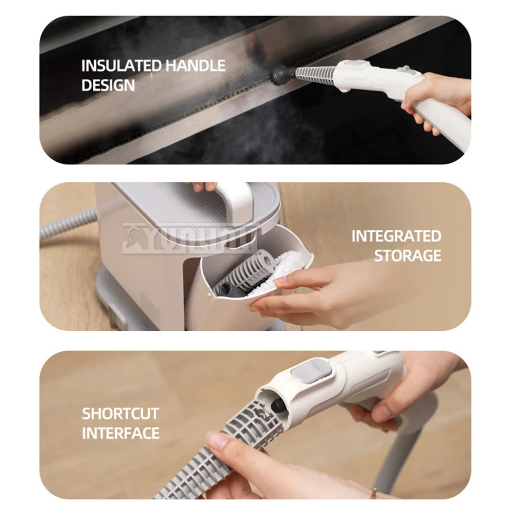 

High Temperature Steam Cleaner Casa Inteligente Cleaner Handheld Steam Mop Washing Tools