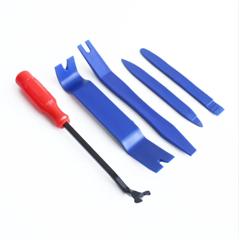 Car Trim Removal Tool Set, Auto Interior Door Panel Clip Pliers Plastic Pry Bar Kit for Dashboard Audio Radio Installer