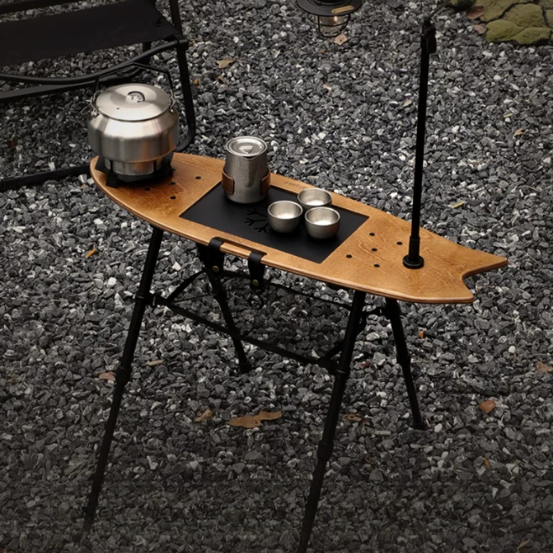 Picnic Equipment Camp Table Lunch Festival Lightweight Grill Foldable Table Barbecue Modern Meble Ogrodowe Gardens Furniture