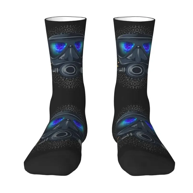 Fashion Dive Scuba Socks Women Men Warm 3D Print Sports Football Socks