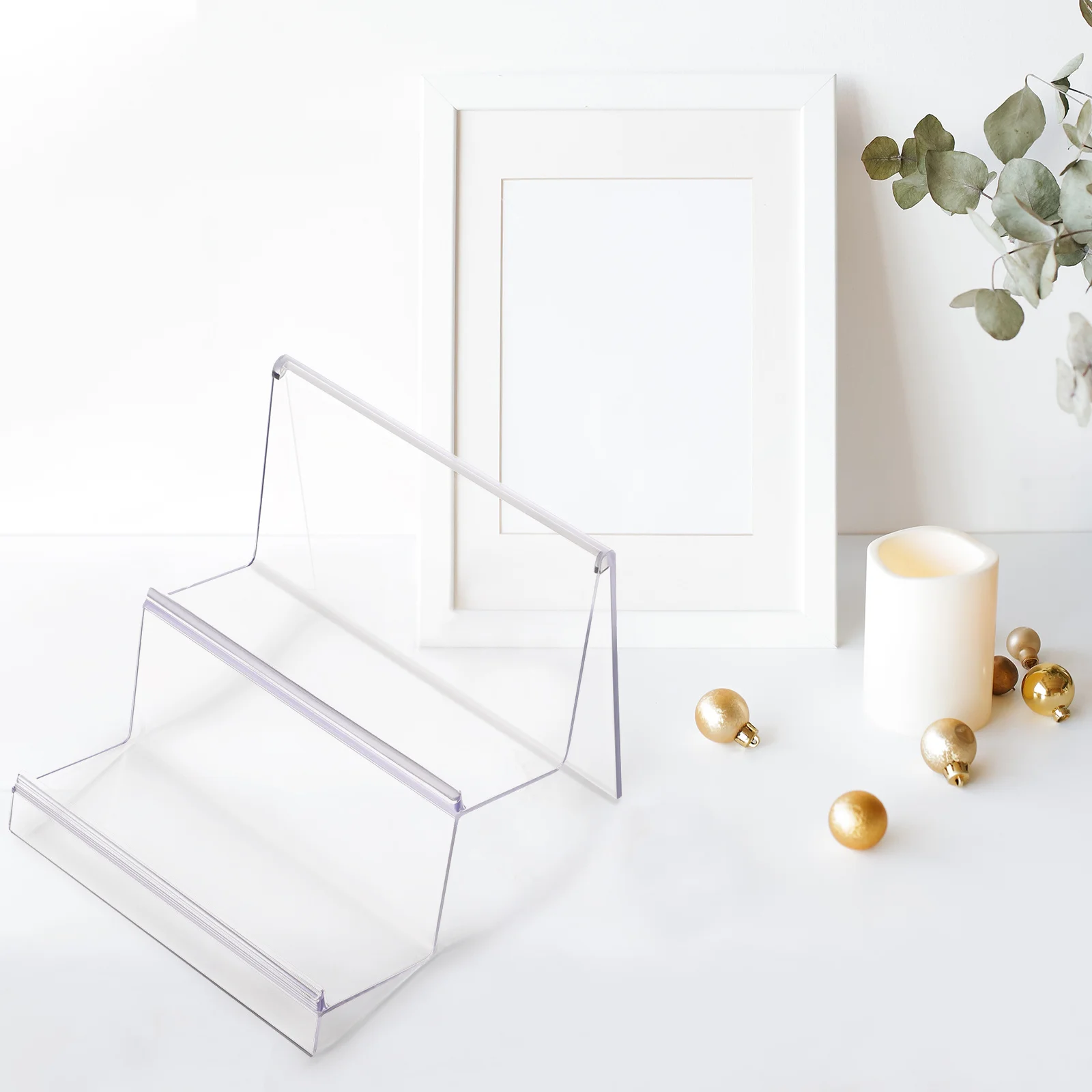 

Acrylic Storage Display Stand Clear Jewelry Holder ganizer Home Store Wallet Display Stand Shelf Holder Office Use