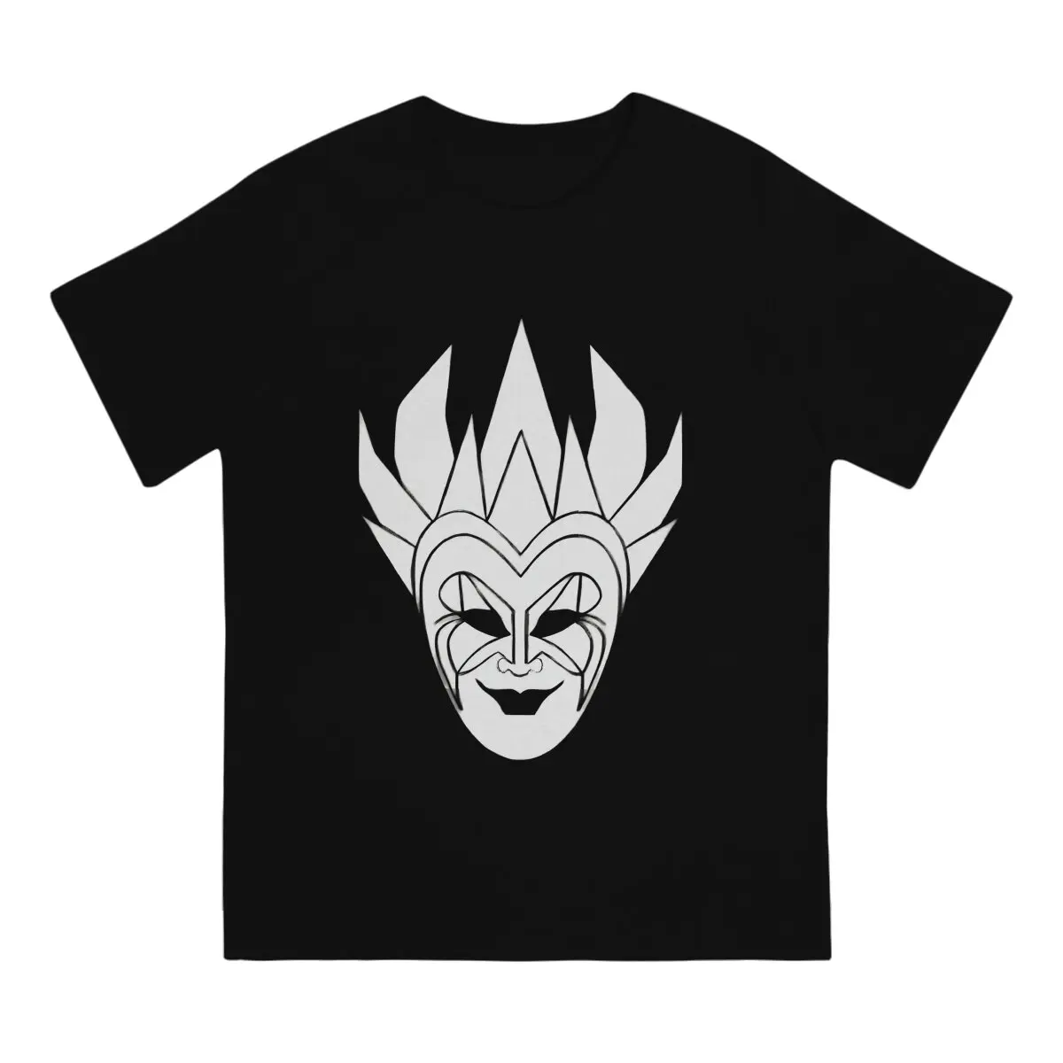 Men's Mask T Shirt Boris Brejcha Pure Cotton Clothes Vintage Short Sleeve Round Neck Tees Original T-Shirt