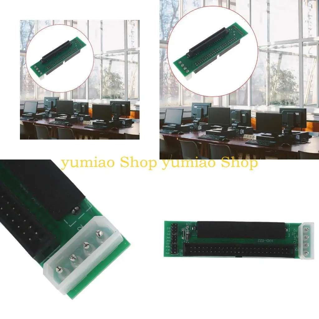 

587B Micro Cables SCA 80 PIN to 50 PIN SCSI Adapter SCSI 80p-50p Card Converter