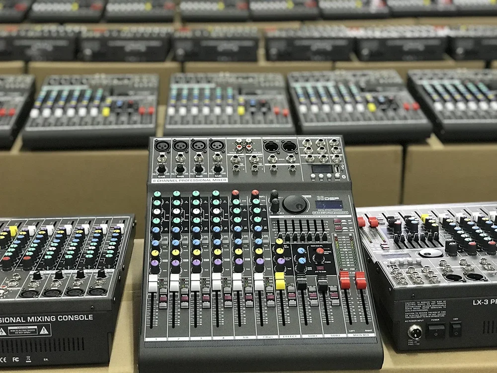 Consola de controlador Dj de 20 canales EFX20, mezclador de Karaoke profesional Digital, amplificador, sistema de Audio de sonido, mezclador de audio en miniatura