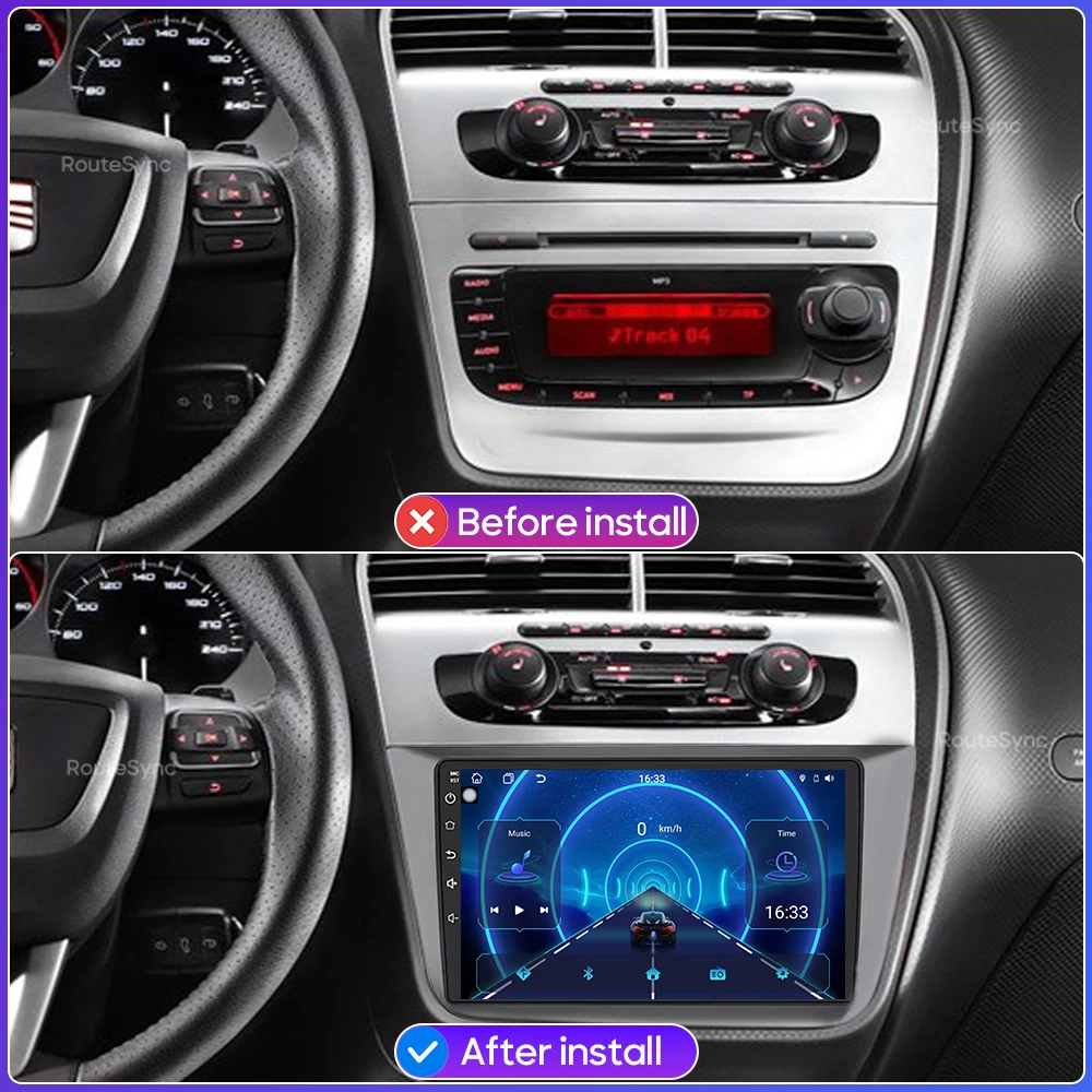 Car Multimedia Player For Seat Altea 2004 - 2015 Android 16 Radio Carplay Auto 2din GPS Navigation Stereo Video Head Unit DSP 4G