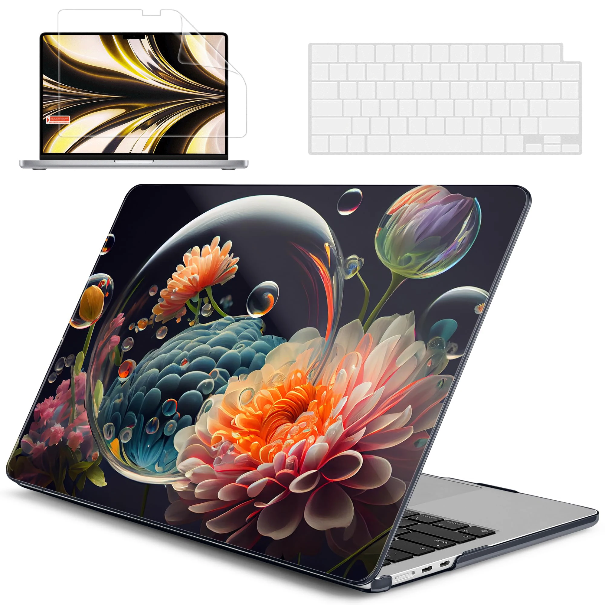 Case for MacBook Pro 14 16 13 Inch M3/M2/M1 Pro/Max Chip Case A2991 A2780 A2485 A2442 A2779 A2992 (2023 2022 2021) for MacBook