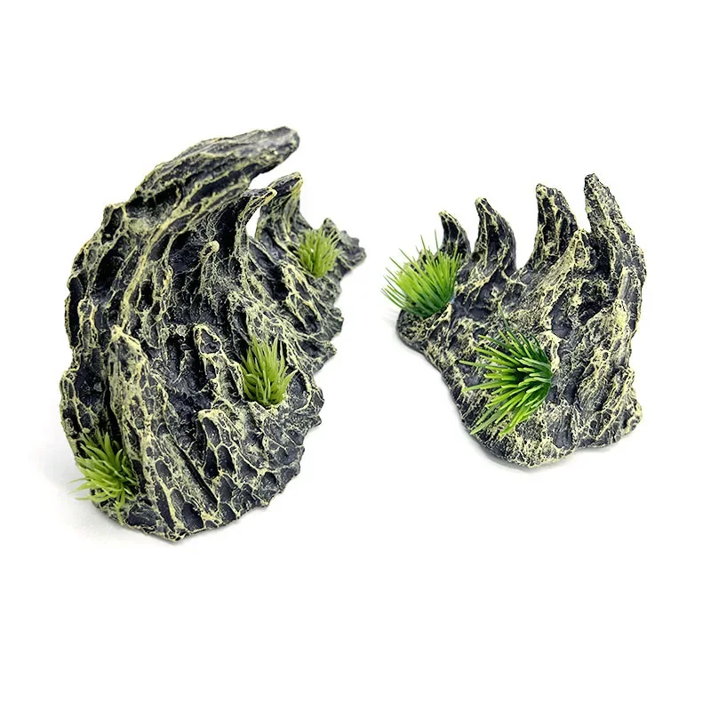 Resin Aquarium Decoration Fish Tank Simulated Canyon Ornament Acuario Rocks for Aquarium Fish Decor
