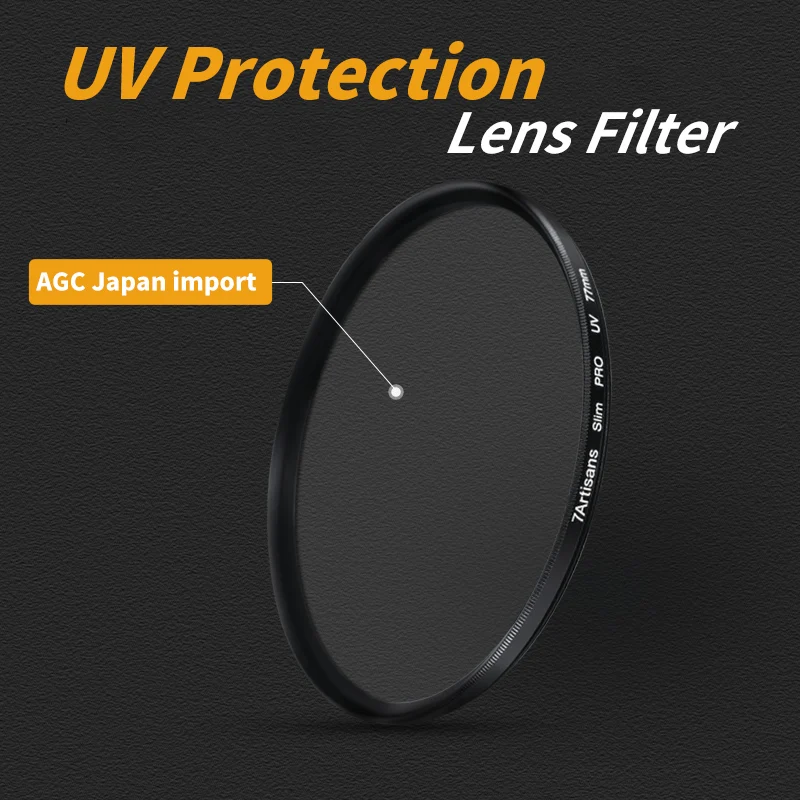 7artisans 7 Artisans UV Protection Filter Slim Frame with 6-Multi-Layer Coatings for 49mm 52mm 72mm 77mm Camera Lens