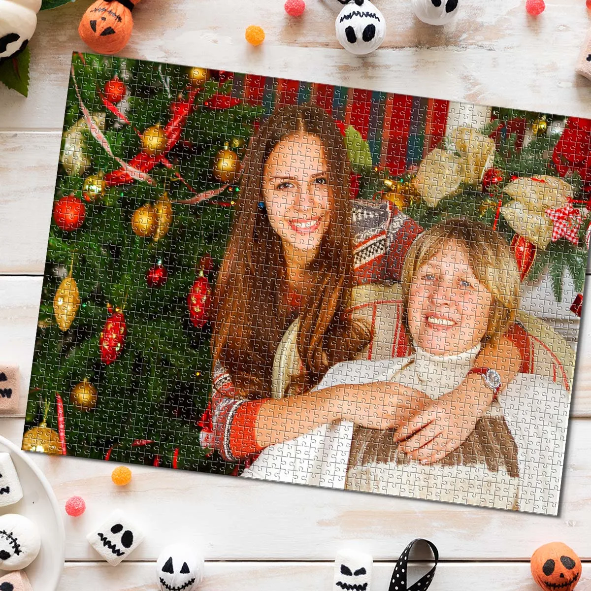 The affection of Christmas Custom Photo Custom DIY Personalised Photo Portrait Jigsaw puzzle Custom Puzzles in Photos