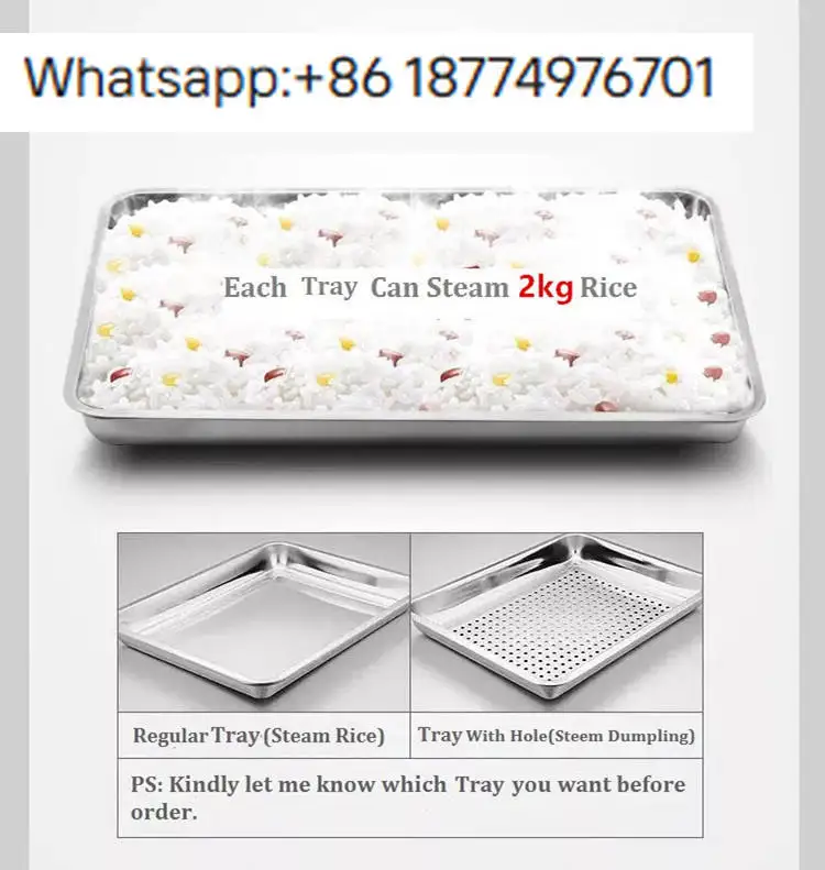 

Commercial Electric Tamale Rice Noodle Dumpling Steamer Industrial Kitchen Food Steamers Stainless Steel Steaming Cabinet