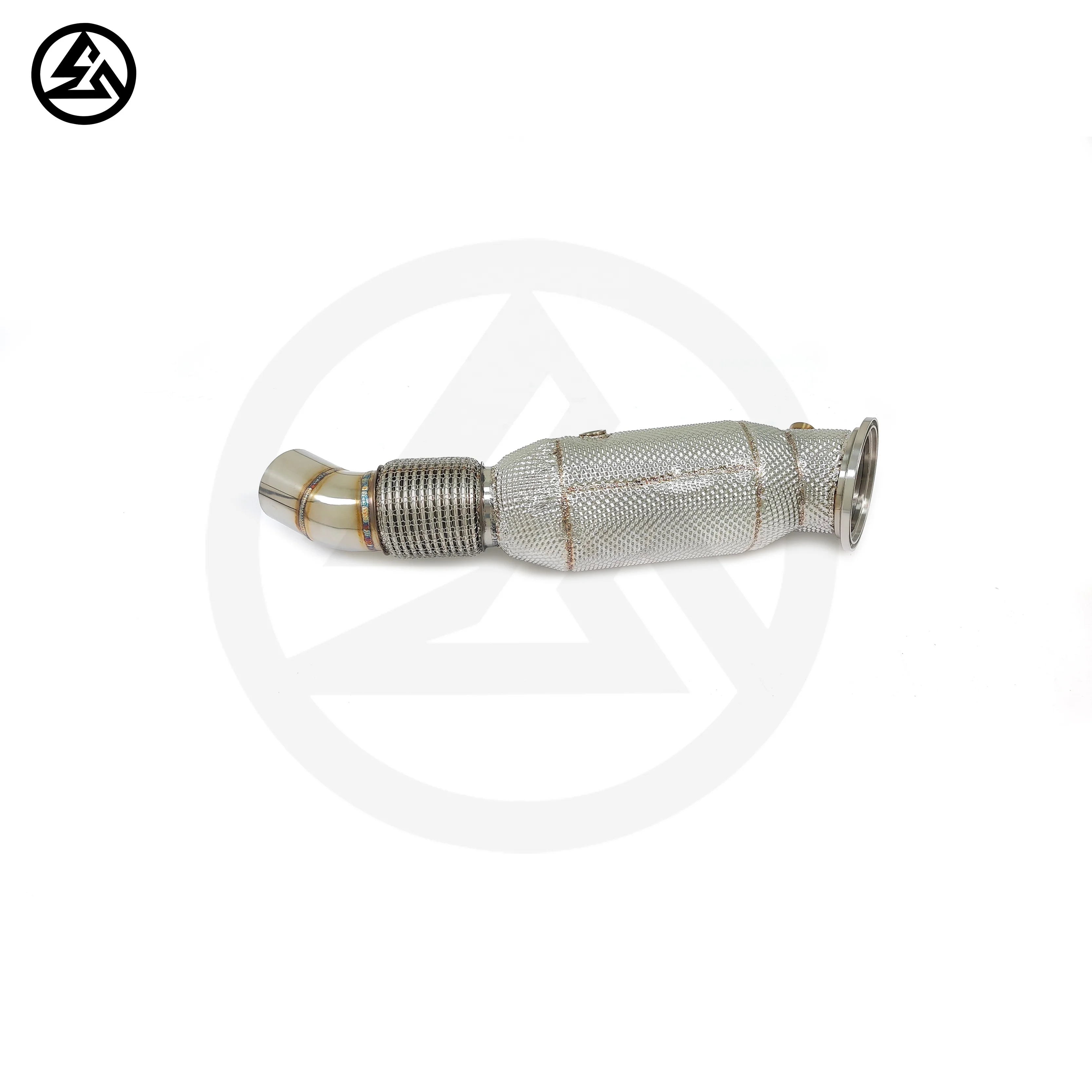 أنبوب سفلي CSZ B58 عالي الجودة لـ G20 G22 M340i M440i 540i 740i 840i X3 B58 أنبوب سفلي مع نظام عادم درع الحرارة