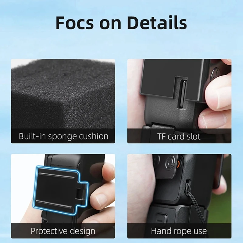 Copriobiettivo per DJI Osmo Pocket 3 Cover protettiva per fotocamera schermo antigraffio Shell Pocket 3 accessori portatili