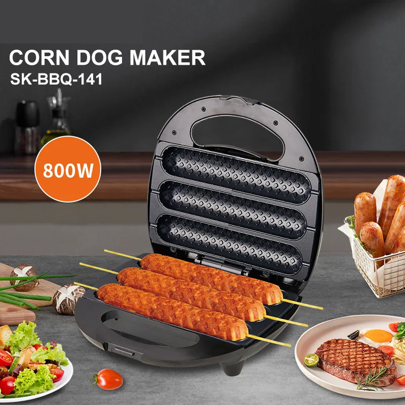 Home breakfast machine, grilled meat and sausages machine, hot dog machine, hamburger machine, electric pancake bowl