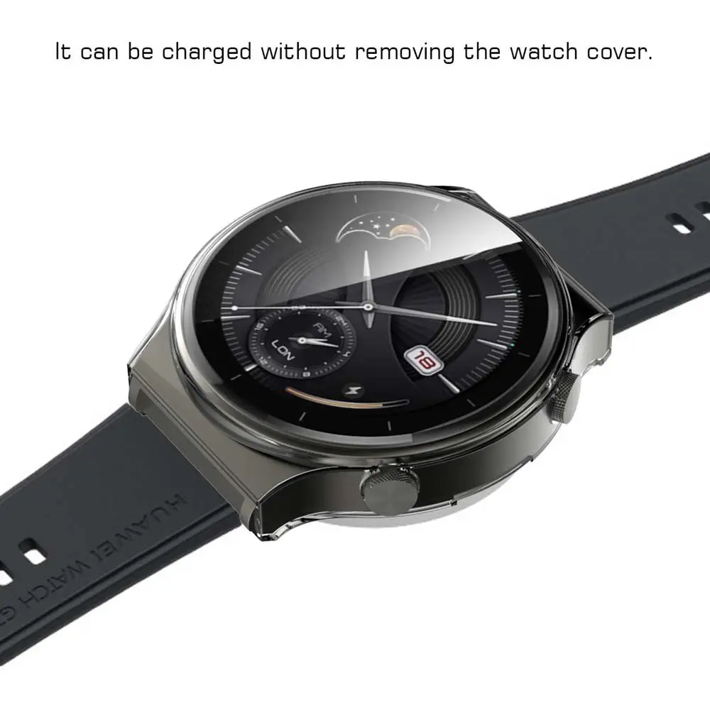 Ultra thin Screen Protector Clear Full Protective Cover Watch Frame Cover Smart Watch Protector For Huawei watch gt 2 pro Case