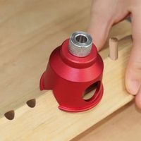 3-10mm Woodworking Drill Locator 90 Degree Aluminum Alloy Vertical Drill Guide Drilling Straight Hole Guide Pocket Hole Jig