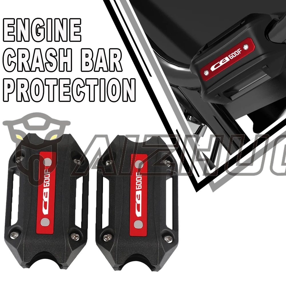 

FOR HONDA CB600F HORNET 1998-2025 2024 Motorcycle Tool Parts 25mm Crash Bar Bumper Engine Guard Protection Decorative Block