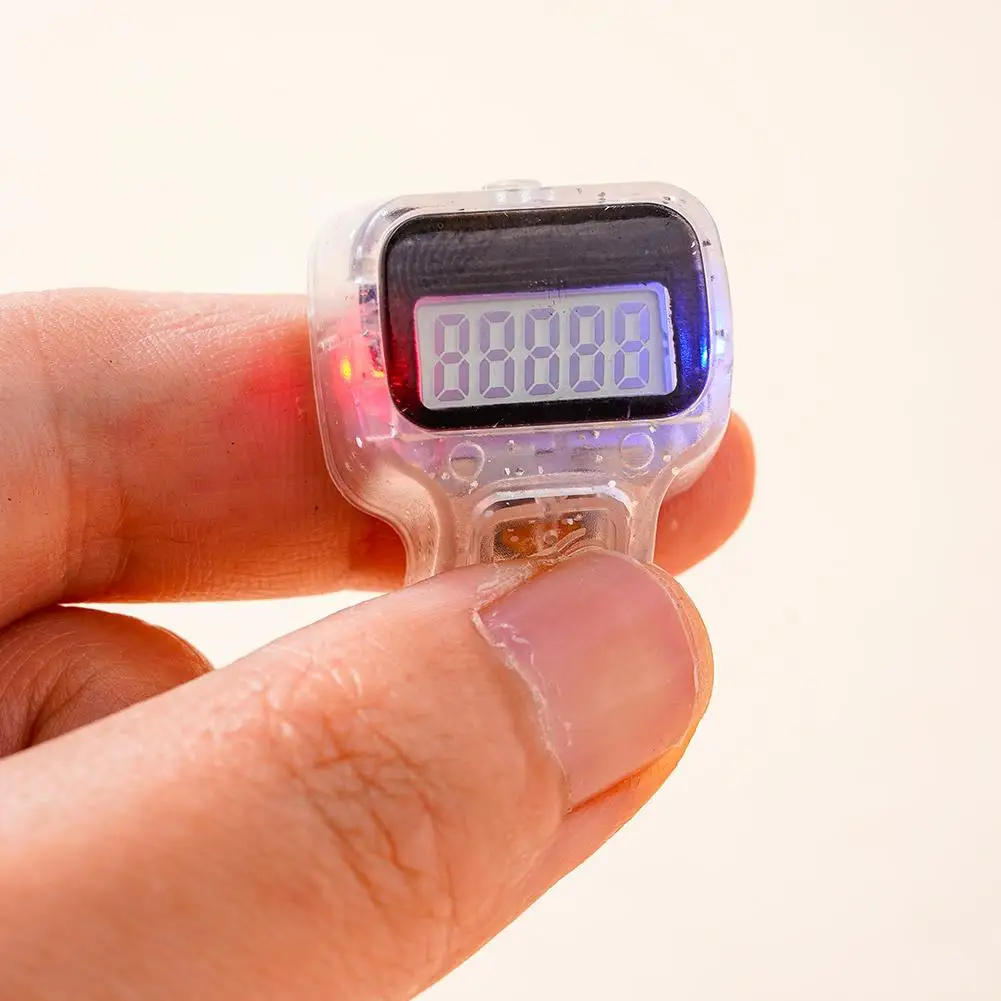 NEW 5-Digit Number Count Clicker Resettable Clicker Fitness Electronic Finger Counter Mini Digital Display Hand Tally Counter