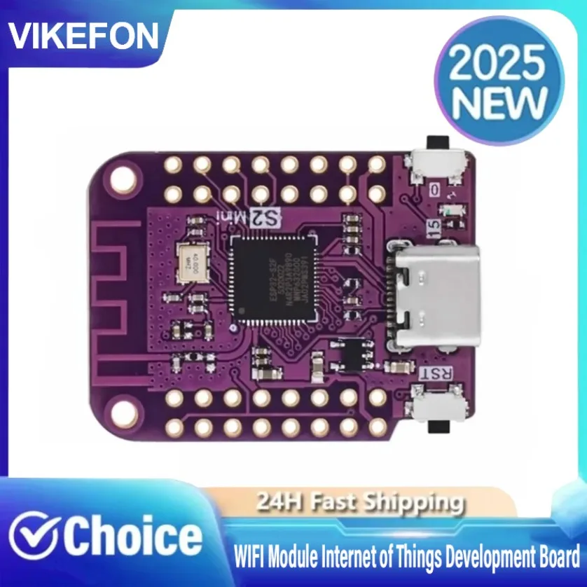 

ESP32 S2 Mini WiFi IOT плата на базе ESP32-S2FN4R2 ESP32-S2 4 МБ WIFI модуль Плата разработки Интернета вещей