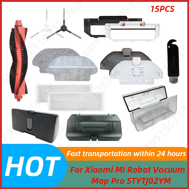 

For Xiaomi Mi Robot Vacuum-Mop Pro Viomi V2 V3 SE STYTJ02YM STYJ02YM Conga 3490 3690 Main Side Brush Hepa Filter Accessories