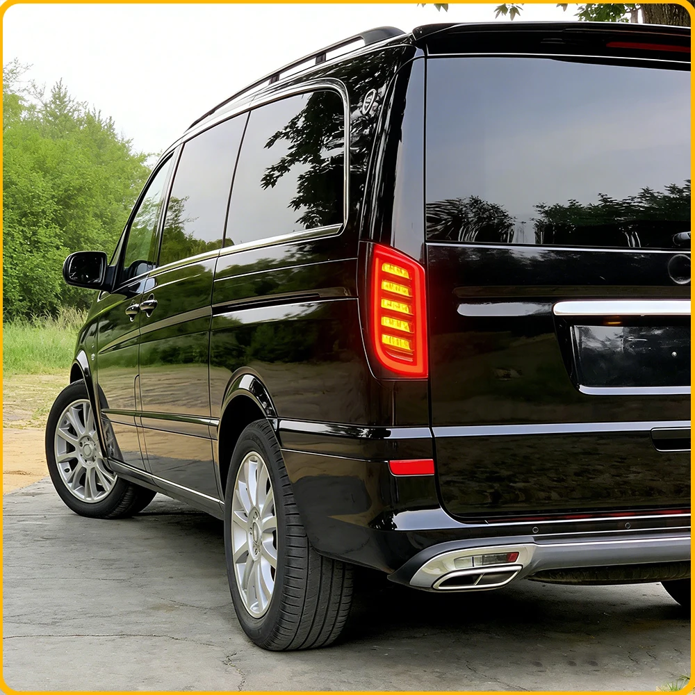 

Dynamic LED Vito Taillights Assembly For Benz Viano W639 2004-2016 Upgrade 24 Style Back Lamps Plug and Play Car Accessories
