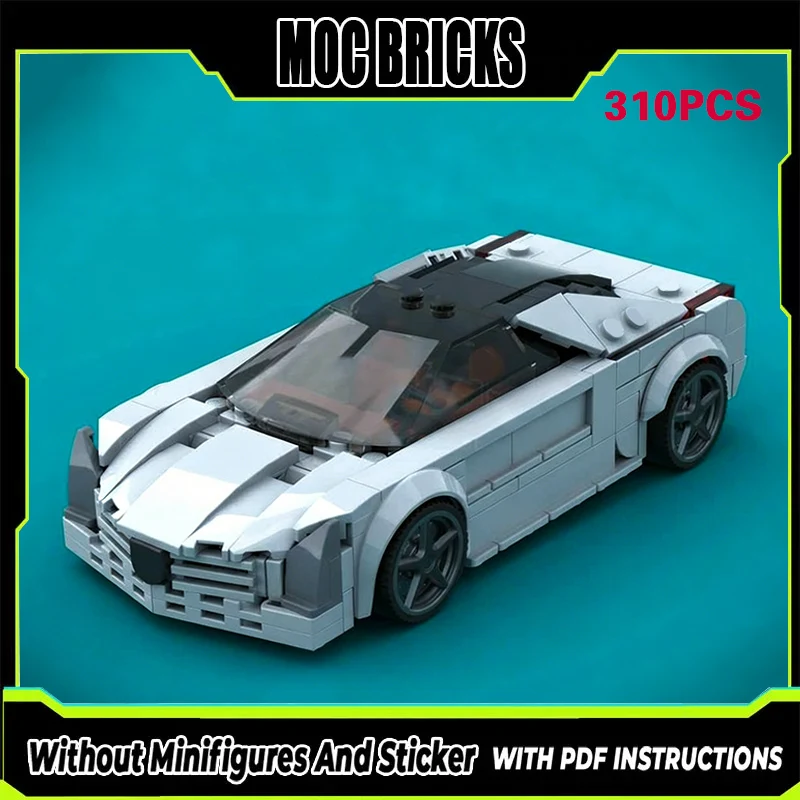 

Speed Racing Car Model MOC Building Bricks Concept Sports Car Modular Technology Gifts Holiday Assemble Children Toys Suit
