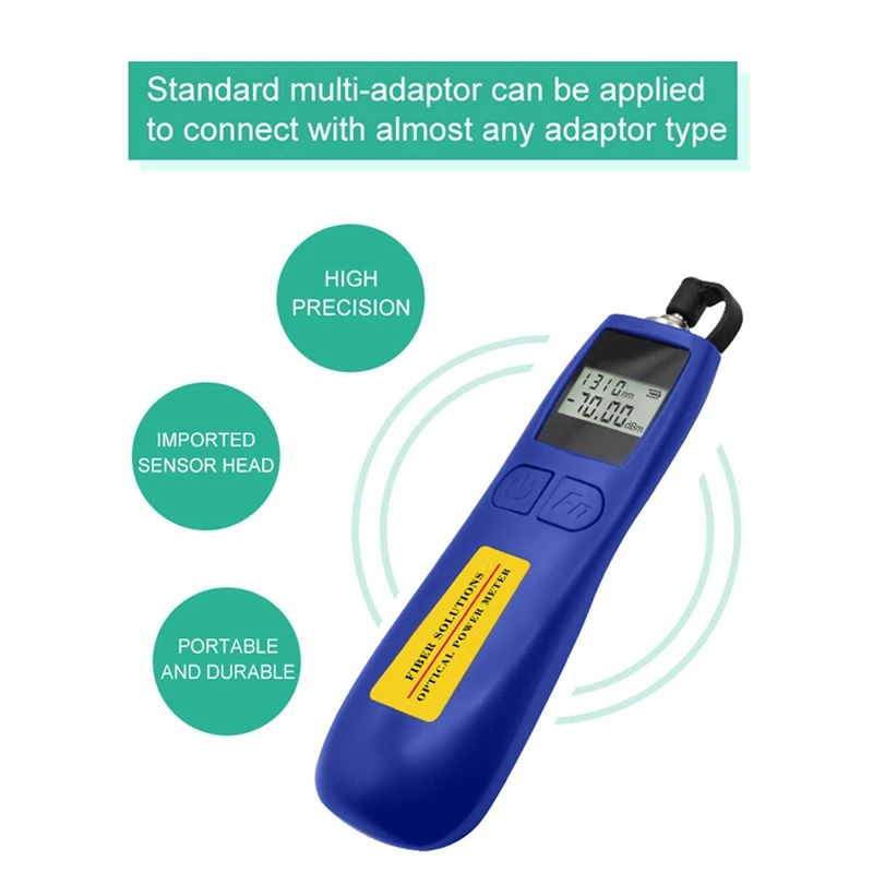 جهاز اختبار الطاقة الضوئية المصغر ، مقياس معدل العمل البصري ، جهاز قياس الجهد المحمول باليد ،-70To10 ، 2x6 الطول الموجي