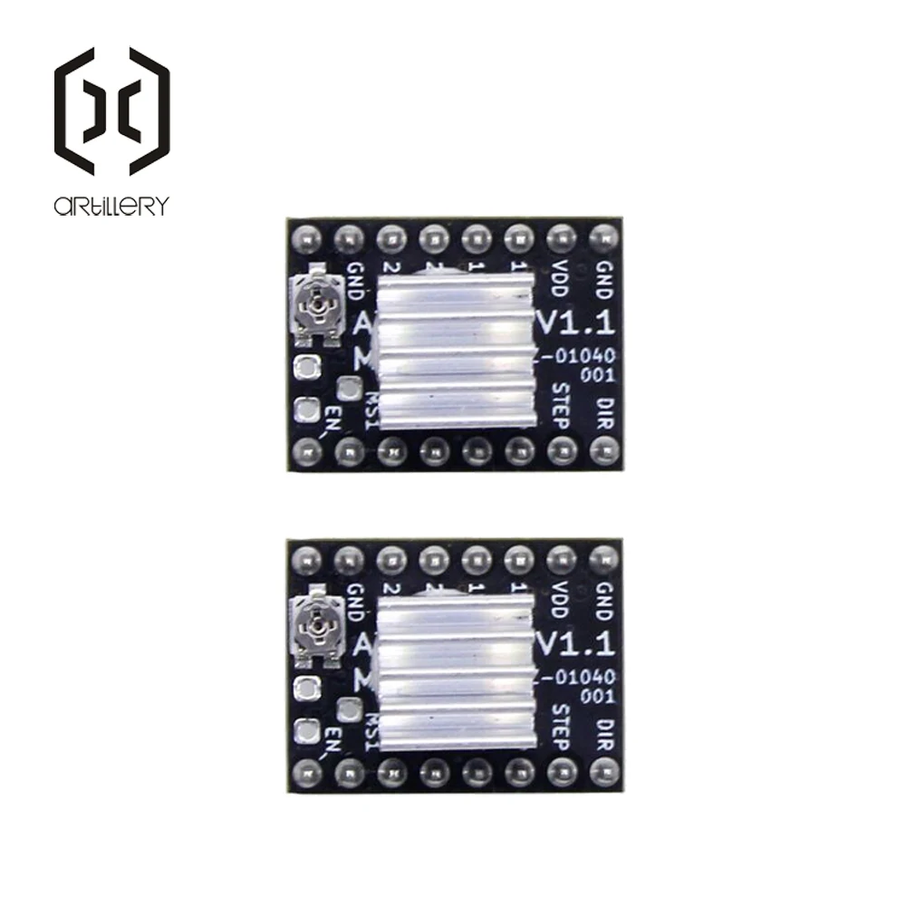 Stepper motor driver with heat sink for artillery 3D printers