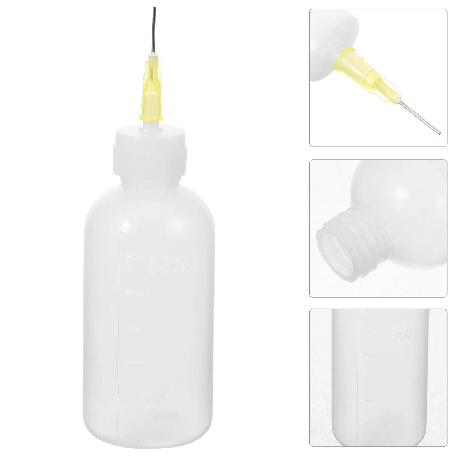 

5pcs Small Pottery Glaze Bottles Mud Painting Bottles Plastic Squeeze Needle Tip Applicator Glaze Craft Tools Pottery