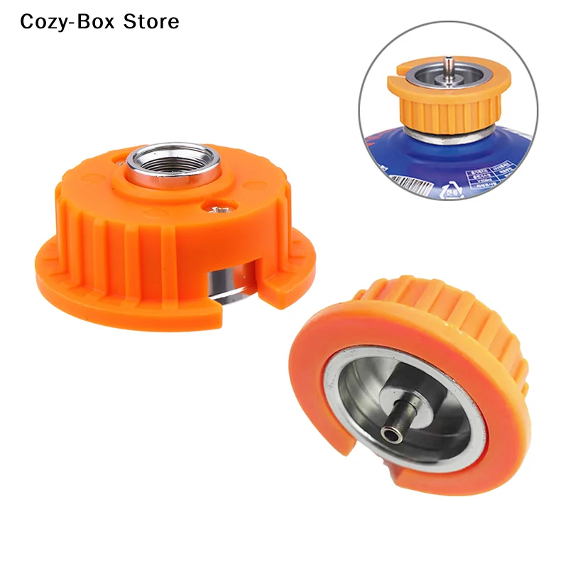 [ZY]1Pcs Outdoor Camping Gas Tank Adapter Cassette Interface Threaded Accessories Thread To Bayonet Converter[ZY]