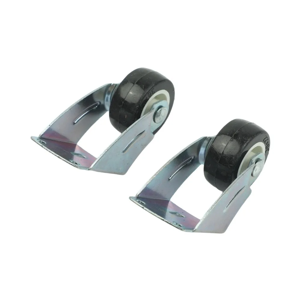 Gate Support Wheel with Thick Steel Frame and Polymer Roll for Long Term Outdoor Use Fixed Directional Caster for Heavy Loads
