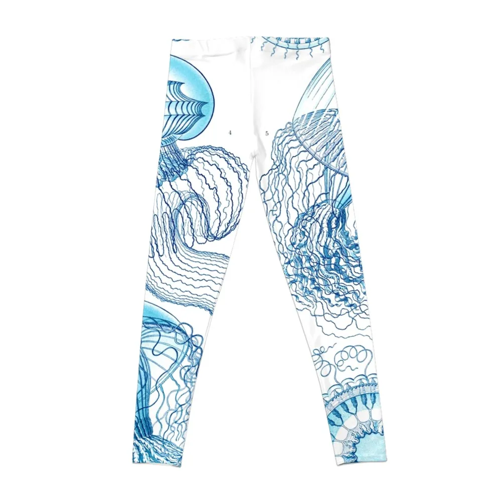 Jellyfish Illustration Leggings gym pants sportswear gym Womens Leggings