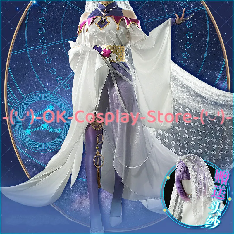 Elira Pendora Cosplay Costume Vtuber Cosplay Women Cute Party Dress Suit With Veil Halloween Carnival Uniform Custom Made