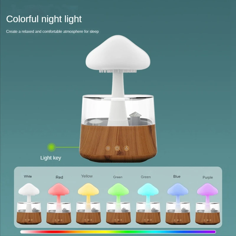 เครื่องเพิ่มความชื้นอัลตร้าโซนิคเครื่องพ่นอโรมาเธอราปี5V 2A เครื่องเพิ่มความชื้นในครัวเรือน
